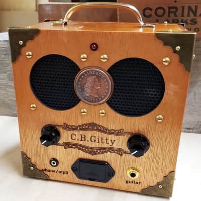 The "Copper Cent" Cigar Box Amplifier - Vintage Coin, Classic Look, Awesome sound - With Dual Inputs image 1