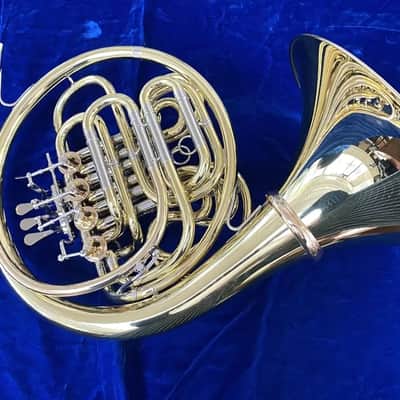 New Alexander 503MAL Double French Horn in Yellow Brass,Lacquered, Detachable Bell Flare;with Mouthpiece, Care Kit image 18