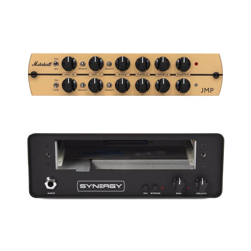 Synergy SYN-1 Table Top Preamp w/Slot for One Module, (1) 12AX7, Effects Loop, Record Out, Sag and Marshall JMP Tube Preamp Module Bundle image 1