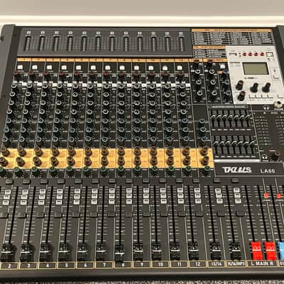 TKLBLS LA60 Professional Audio Mixer, 16 Channel Sound Board Mixing Console, Dual DSP image 1