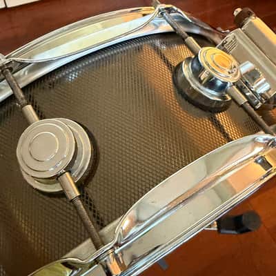 DW Collector's Knurled Series Steel 5.5x14" Snare Drum image 7
