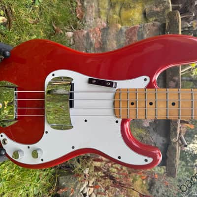 1979 Fender Precision Bass - Morocco Red - International Color Series - OHSC image 1