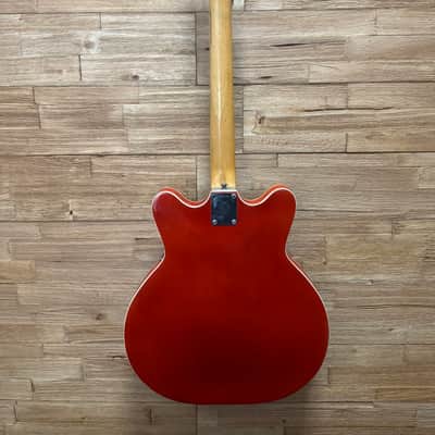 Fender Coronado II Hollow Body Guitar - 1967 - Cherry Red- Refinished back 6lbs w/Hard Case image 10