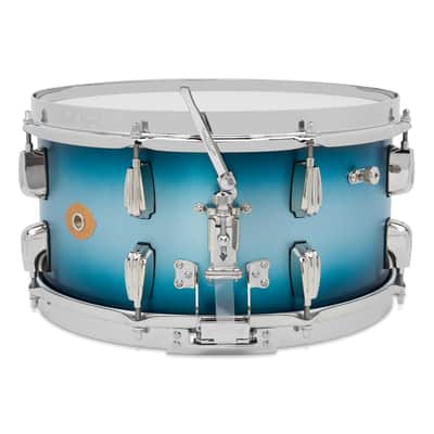 Slingerland Radio King 7x14" Single Ply Snare Drum SLLS0714SMK371 - Blue and Silver Lacquer Duco image 2