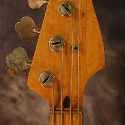 Schecter Jazz Bass 1970's Natural Ash Emg Dimarzio BadAss Bridge Hardshell Case image 5