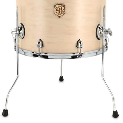 SJC Custom Drums Tour Series Floor Tom - 16 x 18-inch - Natural image 1