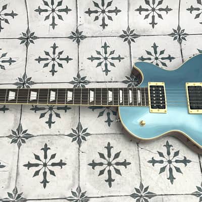 Gibson Les Paul Standard '60s Plain Top • Pelham Blue • 2003 • 9.88 lb Bild 2