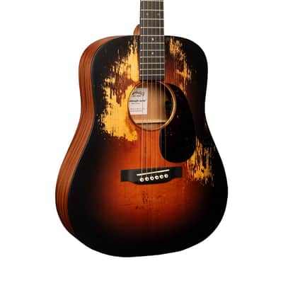Martin D JR E StreetLegend Sunburst w/Softshell Case image 1