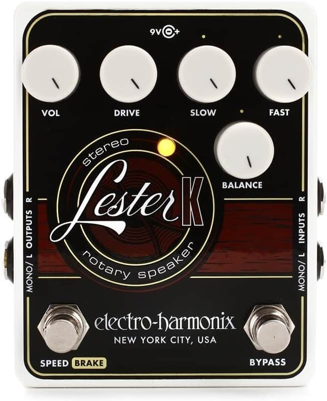 NEW! Electro-Harmonix Lester K - Stereo Rotary Speaker White w/ Black Art FREE SHIPPING! image 1