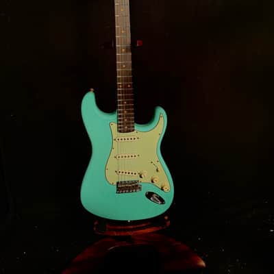 Fender Limited Edition 59 Strat Journeyman Relic 2022 - Faded Aged Sea Foam Green image 1