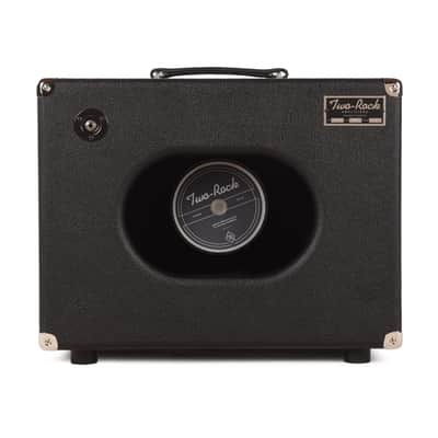 Two Rock 1x12 Small Ported Guitar Amp Cabinet Black Bronco w/ Blue Smoke Cloth image 3