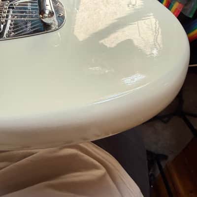 Fender Mustang Guitar with Rosewood Fretboard 1967- White Refin image 11