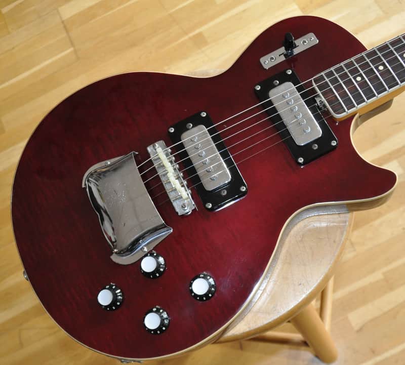 EKO Kiwi Cherry / Made In Italy (Recanati) / Single Cut Les Paul Type / First Generation From 1973 image 1