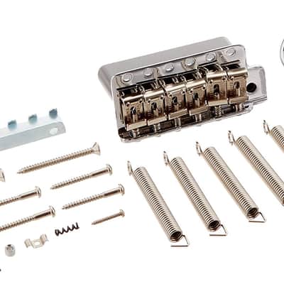 Genuine Fender Strat'57 '62 Vintage Bridge Tremolo Assembly, Chrome image 4