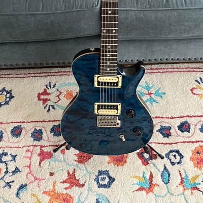 2004 PRS Single Cut - Blue Transparent image 1