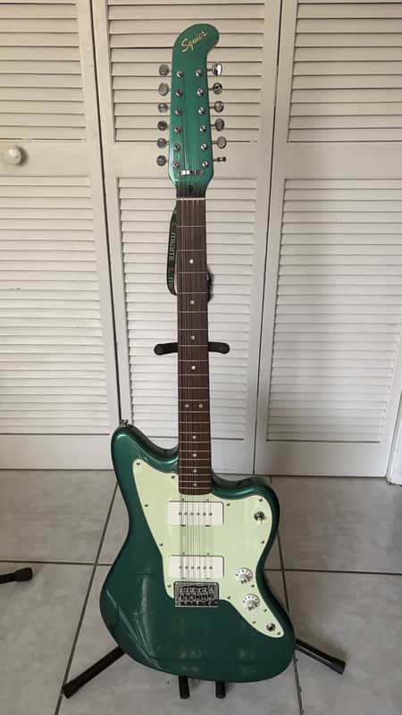 Squier Jazzmaster Electric XII Paranormal Series - Sherwood Green