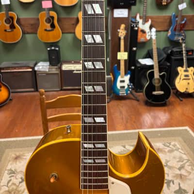 2000 Gibson Custom Shop Historic '52 ES-295 with Bigsby Antique Gold image 11