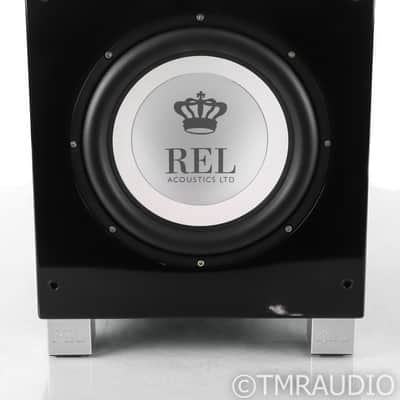 REL T/9i 10" Powered Subwoofer; T9-i; Gloss Black image 1