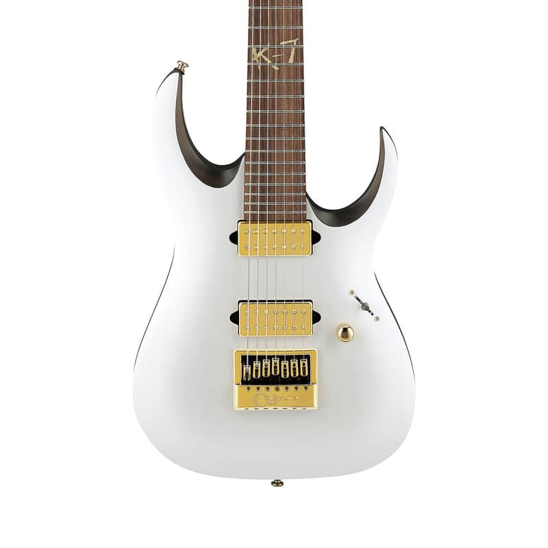 Ibanez K7YANG Head Signature 7 String - Flat White image 1