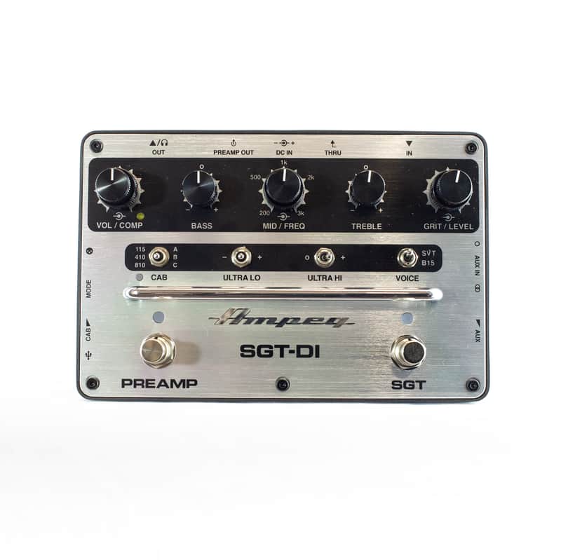 Ampeg SGT-DI Bass Preamp / DI 2023 - Present - Silver / Black image 1
