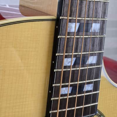 Ibanez AE170-NTR - Natural Top / Transparent Red Back and Sides image 17