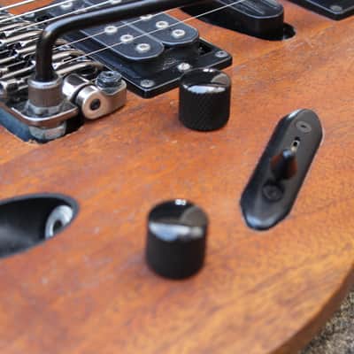 1992 Ibanez SV470 Japan MIJ Superstrat Electric Guitar (Mahogany) w/Hard Case image 3