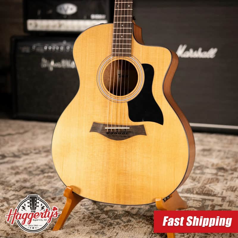 Taylor 114ce Grand Auditorium Acoustic-Electric Guitar with Gig Bag image 1