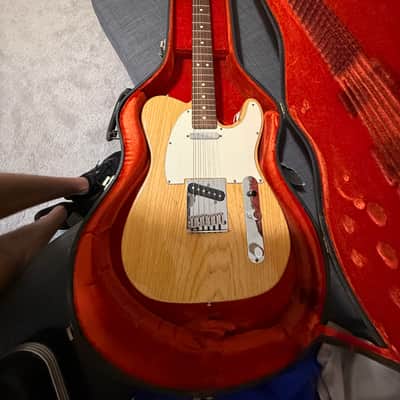 1999 Fender American Standard Telecaster with Rosewood Fretboard Natural with Hardshell Case image 1