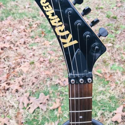 Kramer Striker Custom 424 2000 Crimson Floyd Rose Locking Nut Quad Rail pickups Hockey stick neck image 6