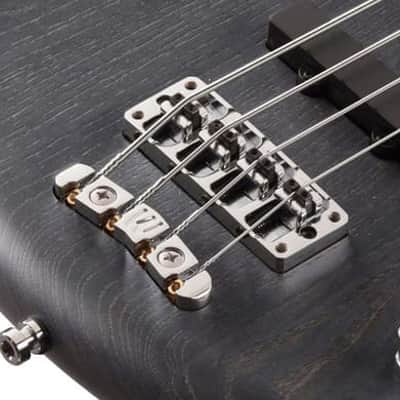 Warwick Pro Series Corvette Standard-4 String-Active-Nirvana Black Transparent Satin image 11