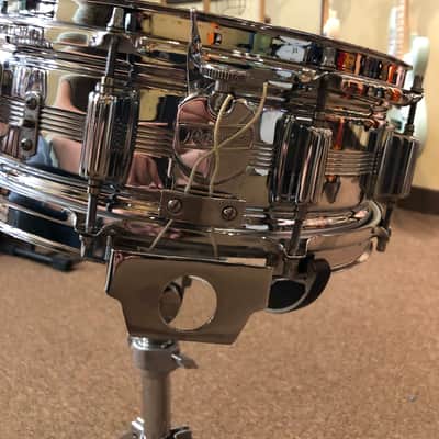 Rogers Dyna-Sonic "Big R" 14"x5" Snare and Rogers Hardware Pack 1977-1978 - Chrome image 3