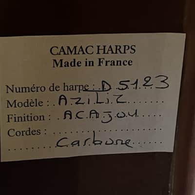 Camac Aziliz 34-String Lever Harp - Excellent Condition, Case Included image 16