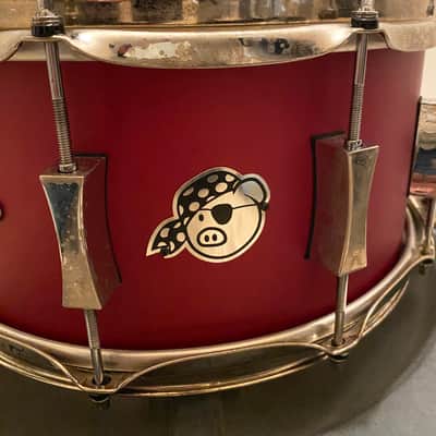 Pork Pie 14x7 Firethorn Red Maple Snare image 4
