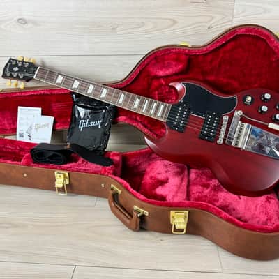 Gibson SG Standard '61 Faded with Maestro Vibrola - Vintage Cherry Satin image 15