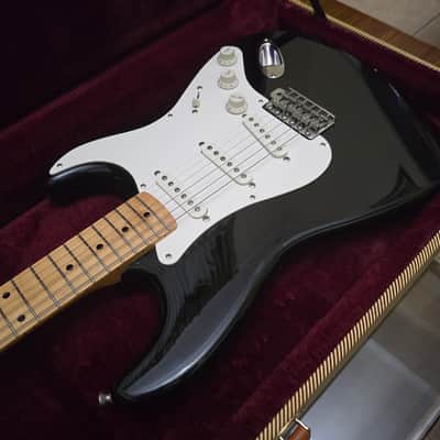 Collector-grade! 1993 Fender Japan 50'S Reissue ST54 "Blackie" Stratocaster BLK in Excellent Condition image 8