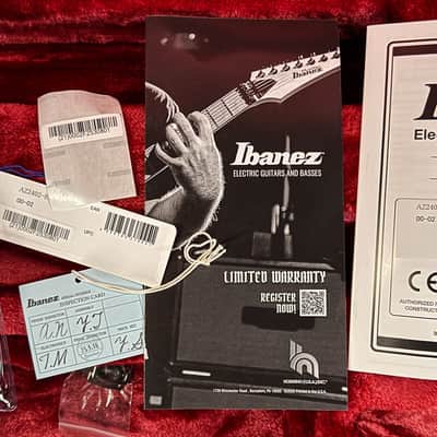 Ibanez AZ Prestige AZ2402 Roadster Orange Metallic (801) image 8