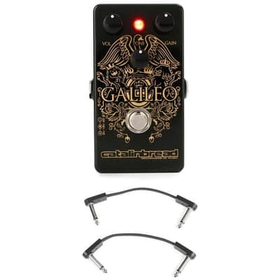 Catalinbread Galileo Treble Boost Overdrive Pedal with 3 Patch Cables image 2
