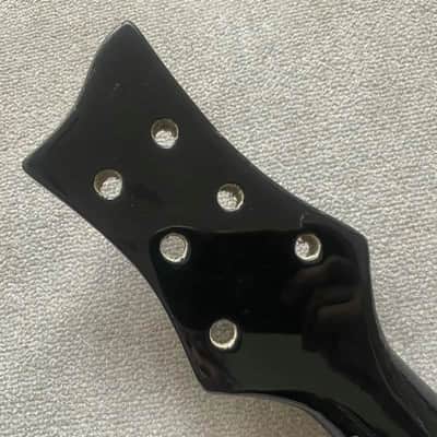 Black Palmer Glossy Black Guitar Basswood Body with Maple Neck, Rosewood Fingerboard image 8