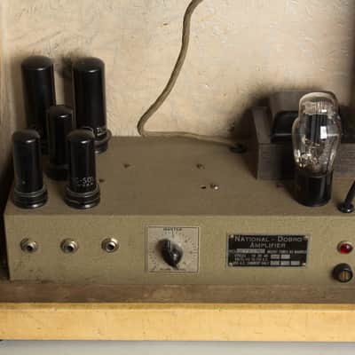 National-Dobro  Tube Amplifier,  c. 1938, ser. #6392. image 6