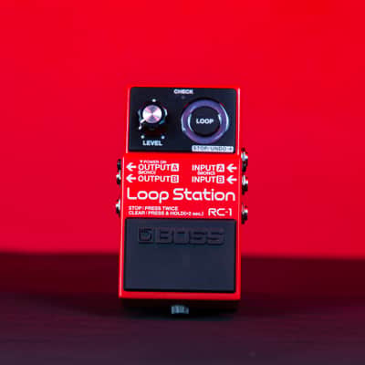 Boss RC-1 Loop Station 2014 - Present - Red image 1
