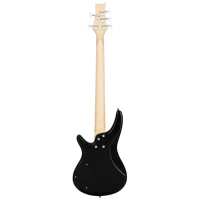 Glarry GIB Electric 5 String Bass Guitar Full Size SS Pick-up Sunset image 6