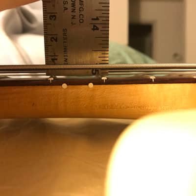 Fender P bass MIM. MIA pickups. 1991-2001 Mexico Precision. (Buttercream?) image 10