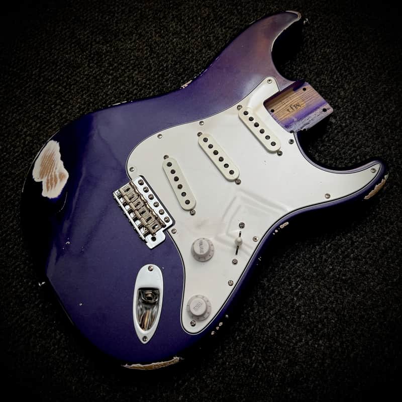 MJT Loaded Body Stratocaster 2020s - Purple Nitro image 1