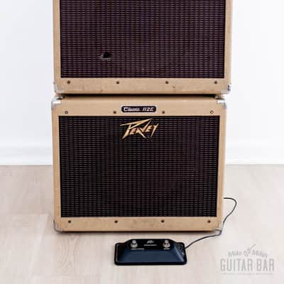 1994 Peavey Classic 30 Tweed Tube Amp + Classic 112E Extension Speaker Cab w/ Ftsw image 2