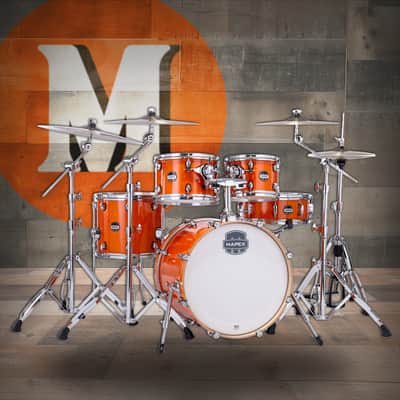 Mapex Mars Maple Fusion Shell Pack - Glossy Amber (MM504SFOG) image 1
