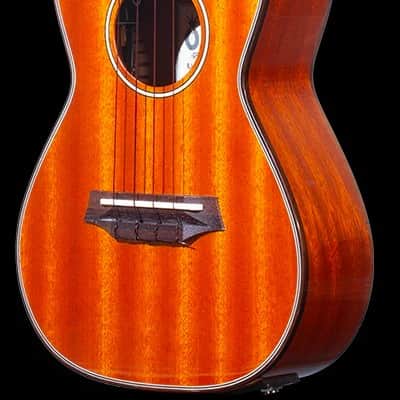 Ohana CK-35CGE-CL Cynthia Lin Solid Gloss Mahogany Concert Ukulele w/Case- Blem image 8