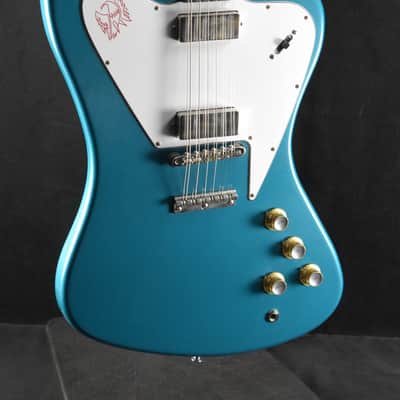 Gibson Custom Shop 1965 Non-Reverse Firebird V 12-String Reissue Aqua Mist VOS image 1
