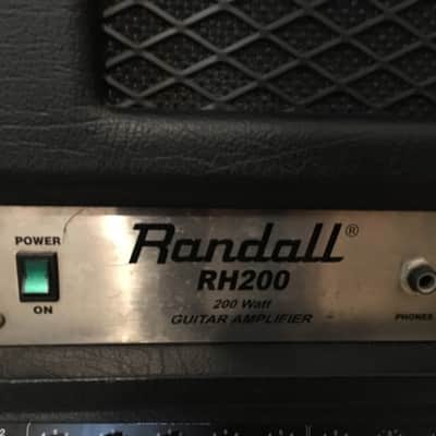 Randall Rh200 guitar amp head 200 watt. image 1