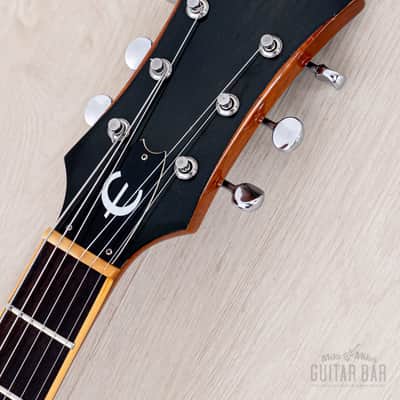 1995 Epiphone Casino Hollowbody Guitar Natural Revolution, Peerless image 4