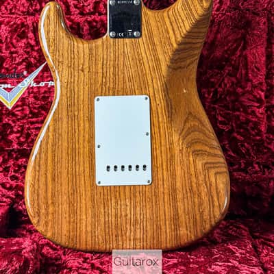 2020 Fender 65 Stratocaster Closet Classic Roasted Ash Natural image 11